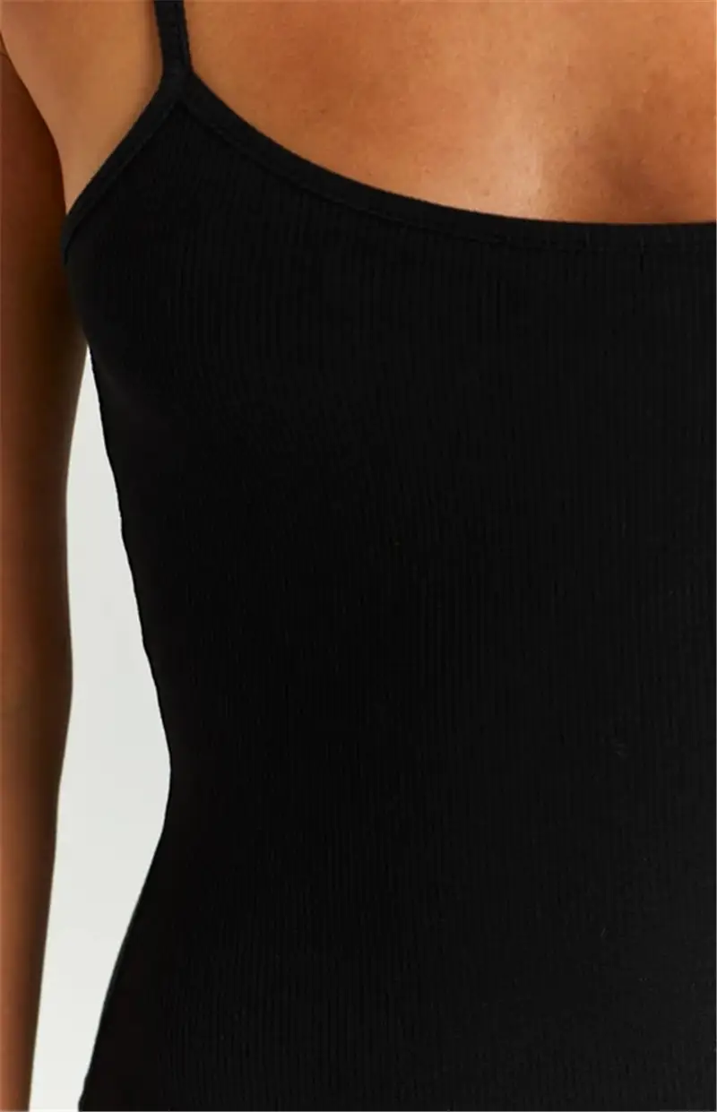 Black Modal Cotton Hip Skirt 2023 Summer — feature 12