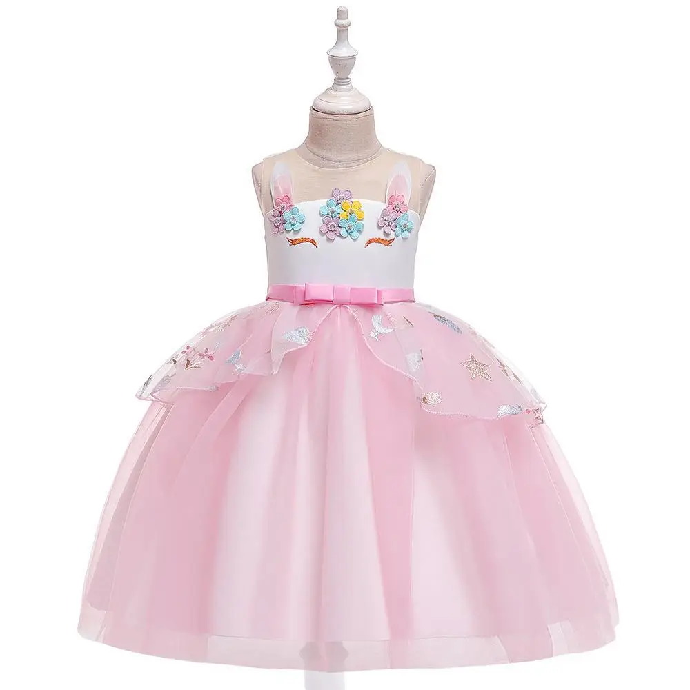 Unicorn Tulle Dress for Girls Rainbow Color - Image 15