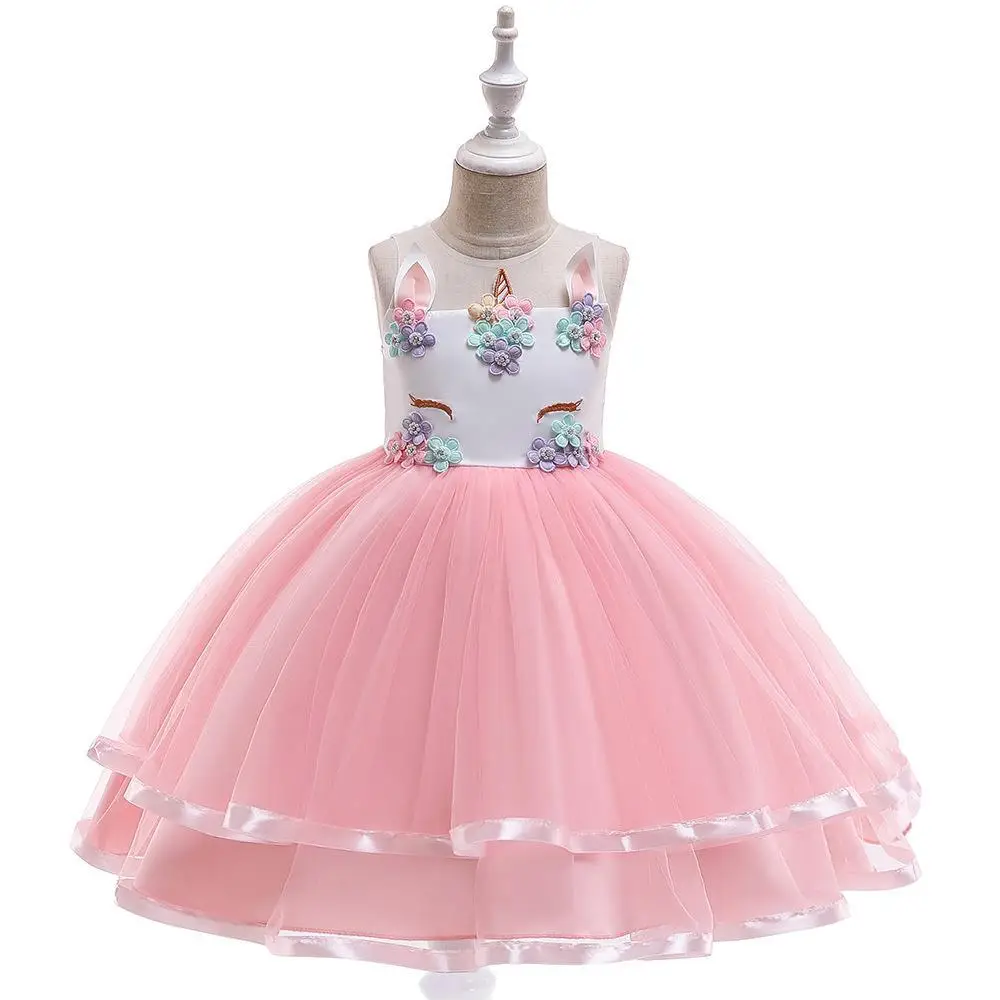 Unicorn Tulle Dress for Girls Rainbow Color - Image 7