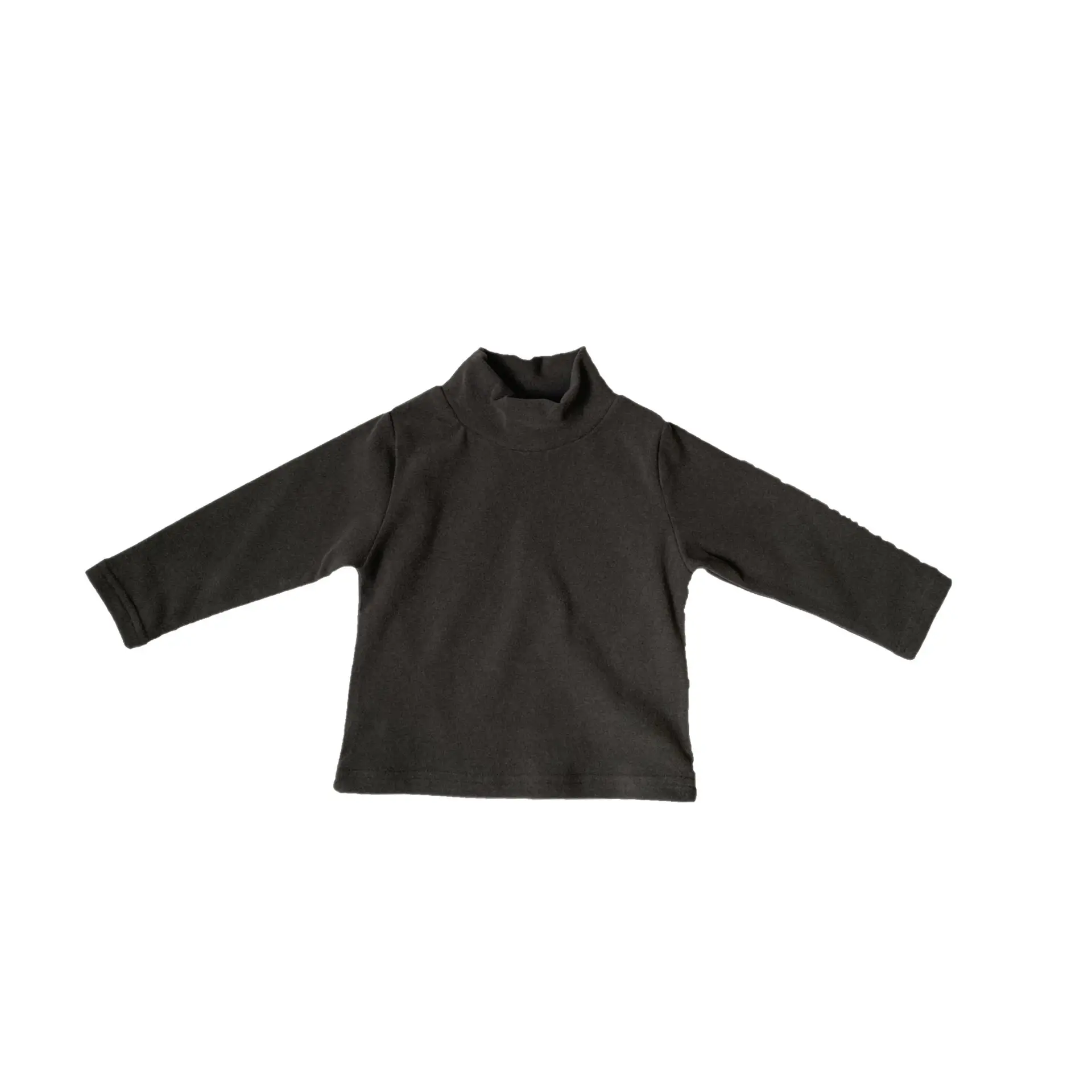 Kids Korean Collar Shirt Solid Color Thickens - Image 11