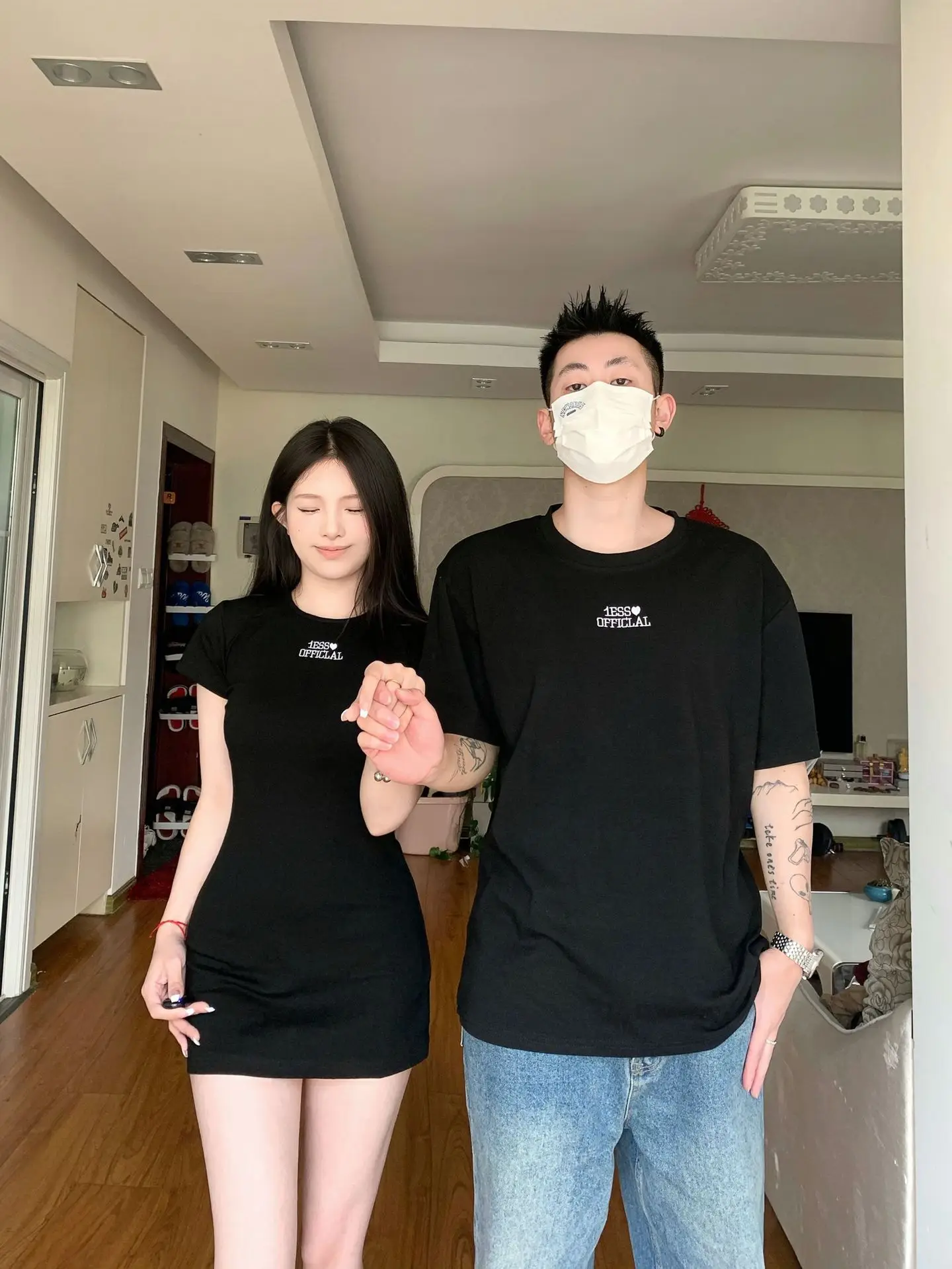 Couple Summer 2023 Embroidered T-Shirt Set Large — feature 18
