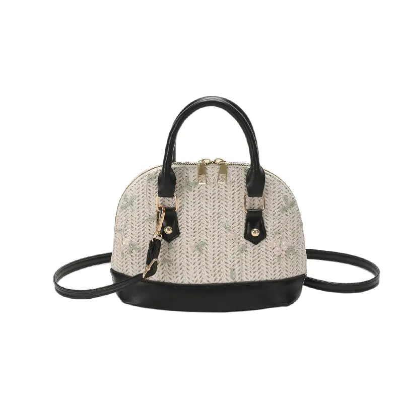 Elegant Woven Straw Handbag for Women Spring Summer - Image 9