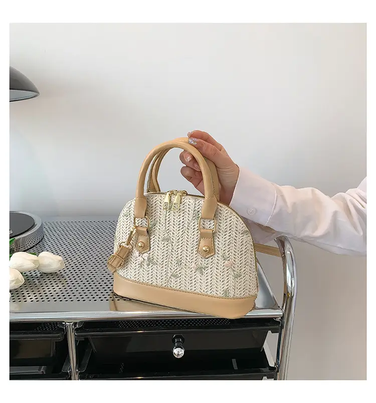 Elegant Woven Straw Handbag for Women Spring Summer — feature 23