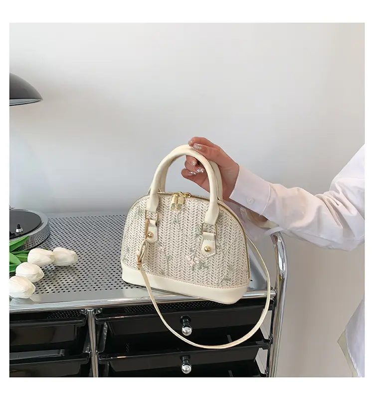 Elegant Woven Straw Handbag for Women Spring Summer — feature 24