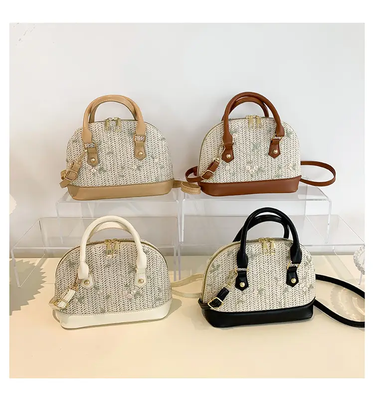 Elegant Woven Straw Handbag for Women Spring Summer — feature 25