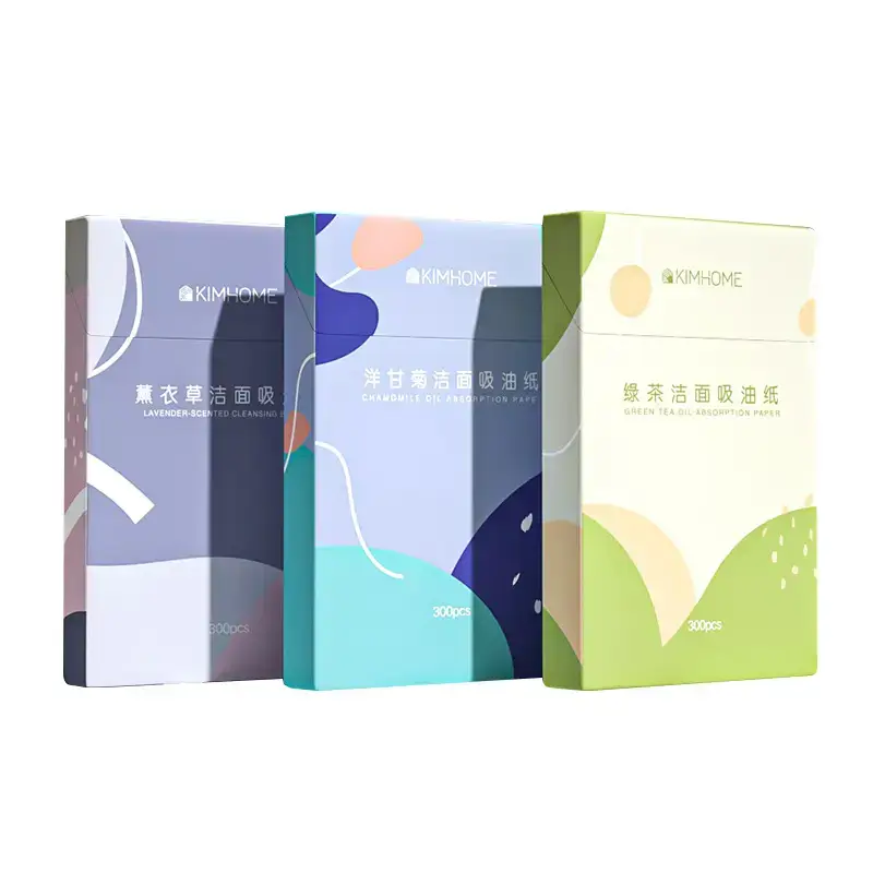 KIMHOME Facial Oil Absorbing Paper 300pcs Women Makeup