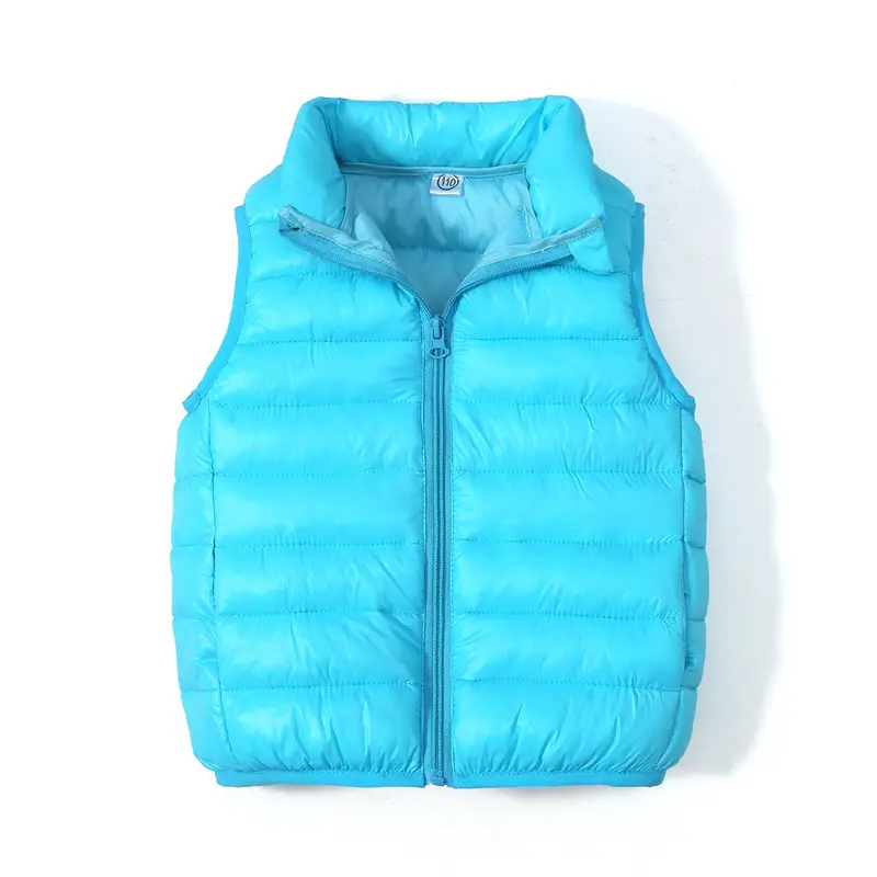Black Hooded Vest for Boys Girls Winter Wear - Image 5