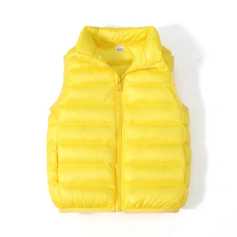 Black Hooded Vest for Boys Girls Winter Wear - Image 8