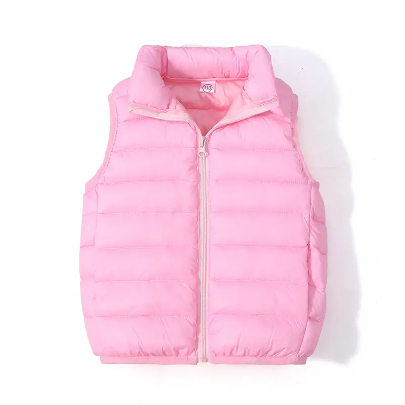 Black Hooded Vest for Boys Girls Winter Wear - Image 3