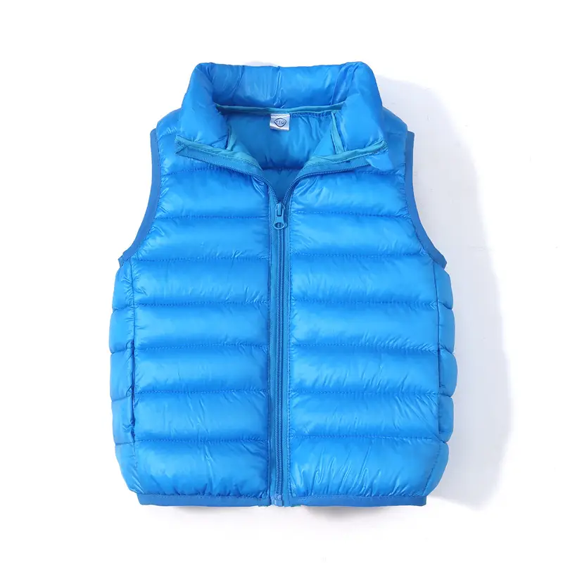 Black Hooded Vest for Boys Girls Winter Wear - Image 4