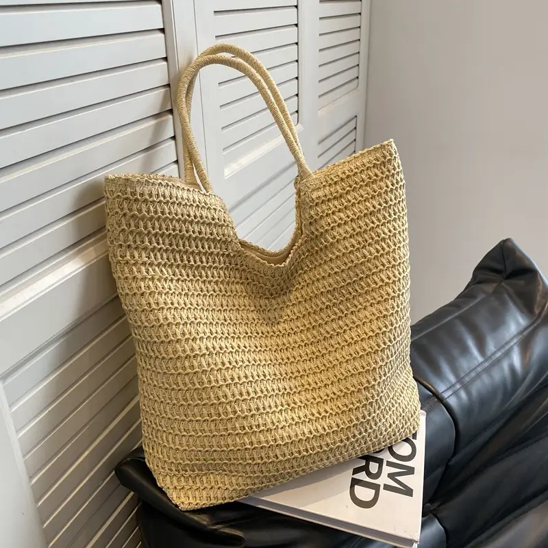 Women Straw Tote Bag Large Capacity 2023 New Fashion