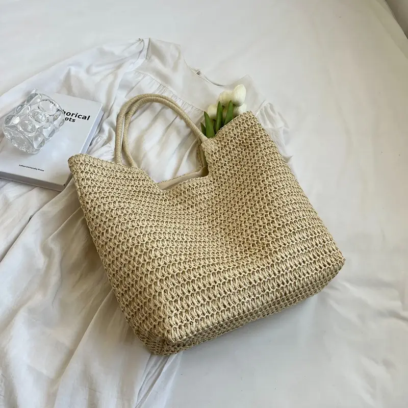 Women Straw Tote Bag Large Capacity 2023 New Fashion