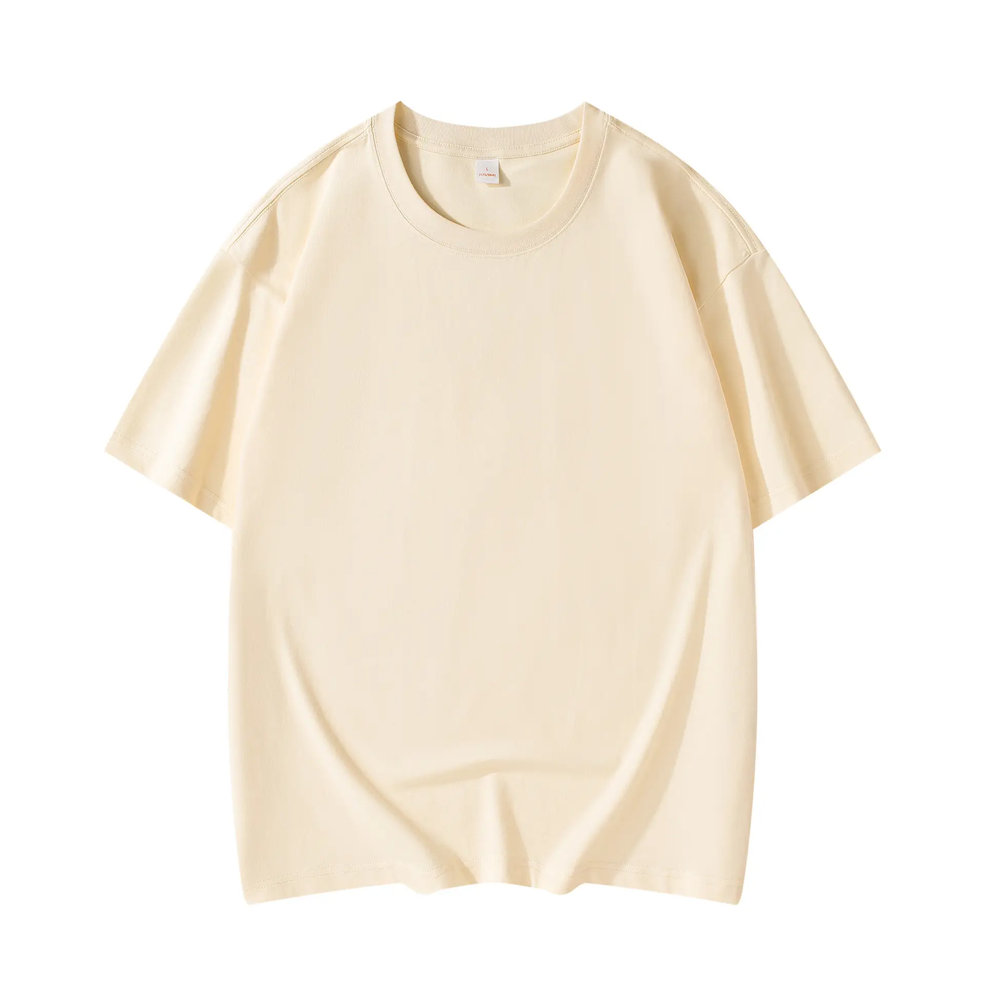 White Heavyweight Loose T-Shirt Men Large - Image 4