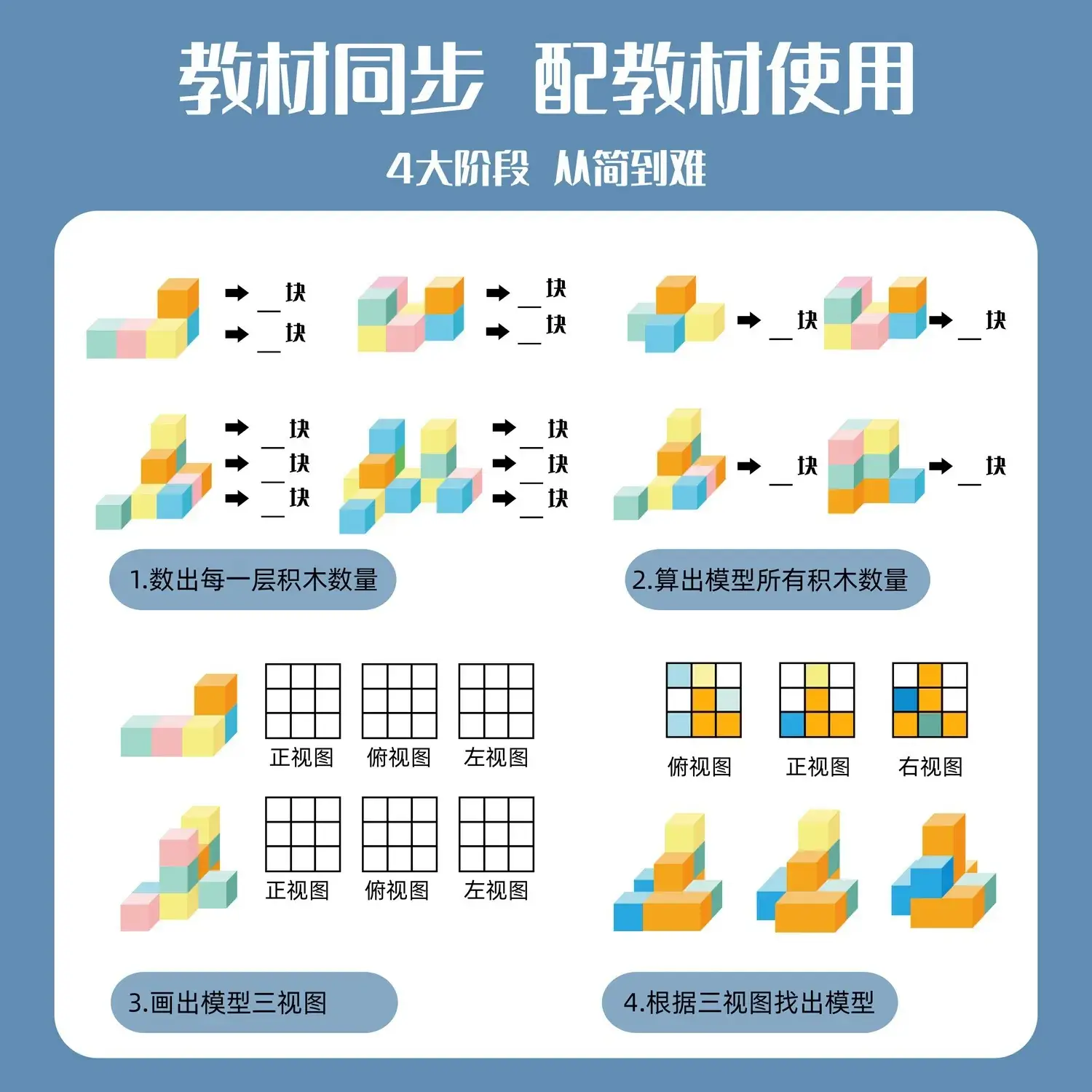 Magnetic Cube Teaching Blocks for 4-6 Year Kids - Image 10