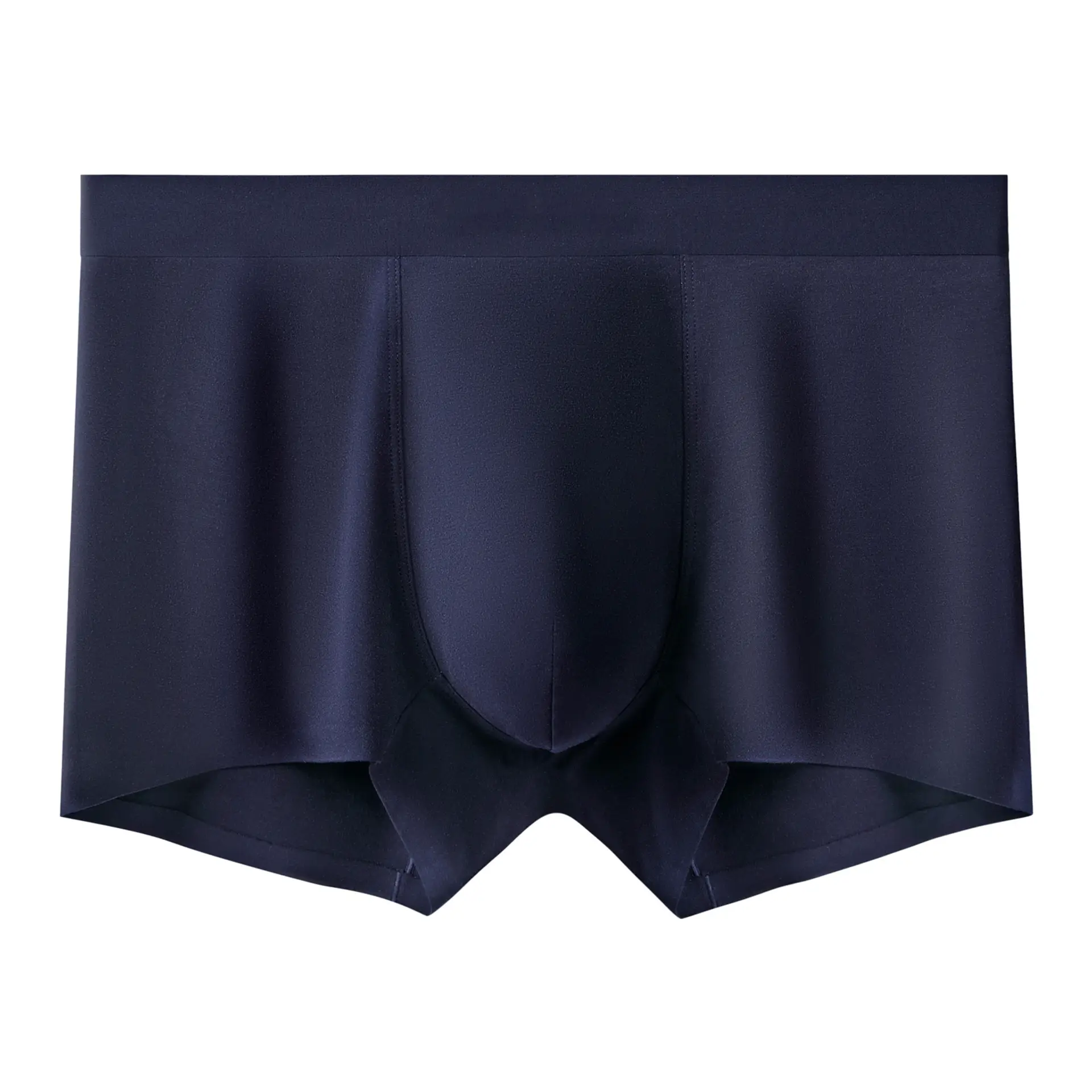 Plus Size Men's Seamless Boxer Shorts Gray - Image 5