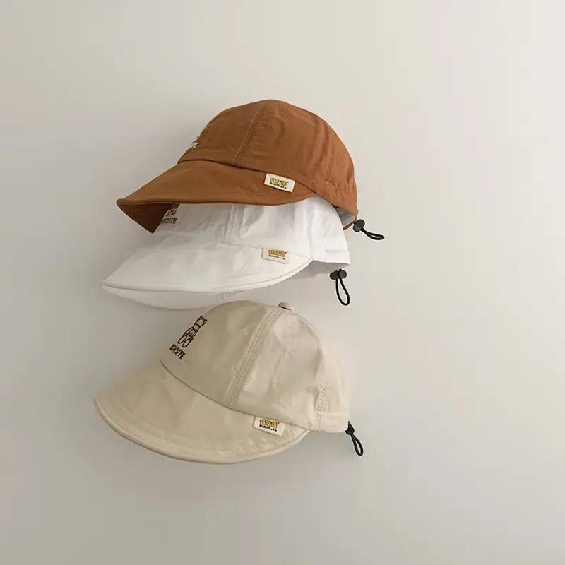 Yipang Baby Cap White Bear Print Summer 2025 - Image 7