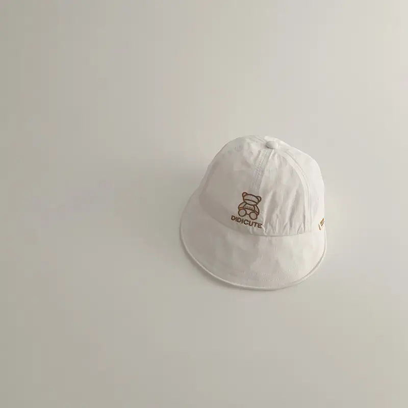 大檐速干立体小熊 白色