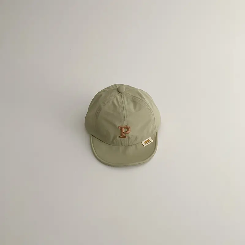 Blue Baby Cap with P Logo Quick-Drying Sunshade - Image 3