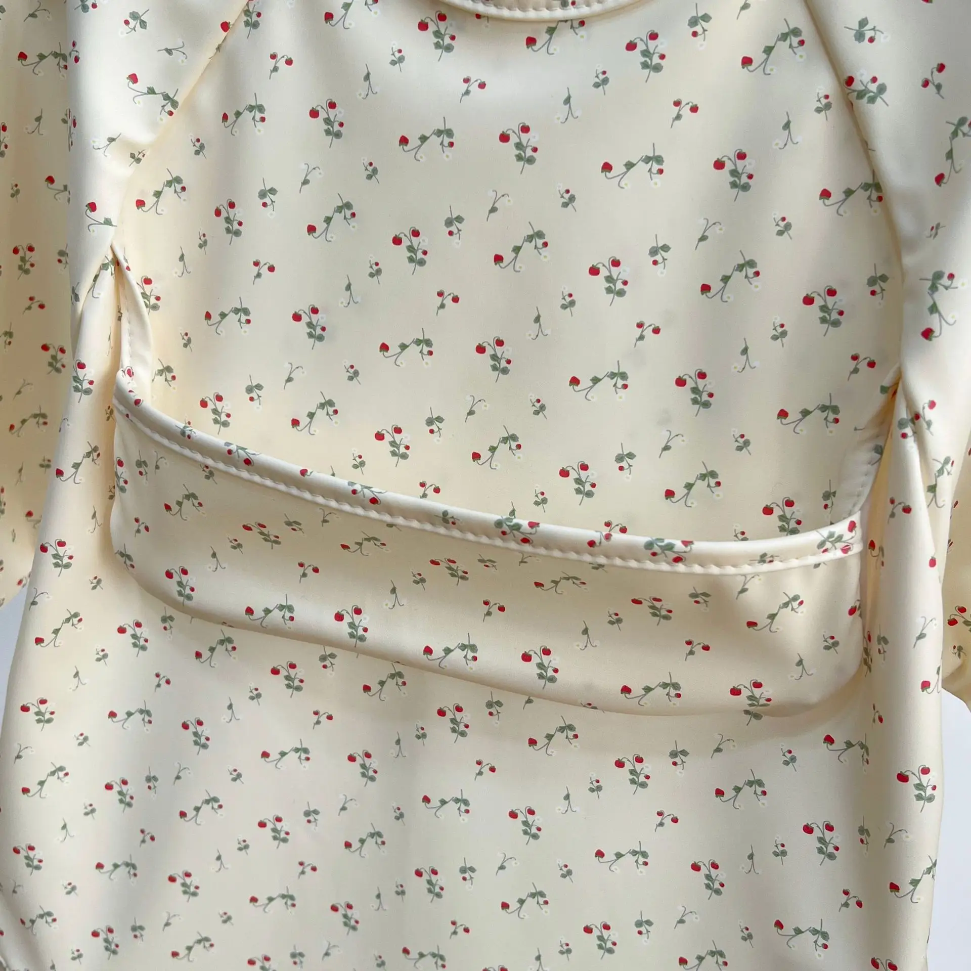 Baby Waterproof Long Sleeve Apron with Pocket — feature 12