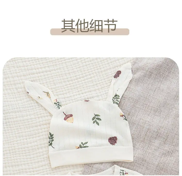 Baby Cotton Romper Set Summer Triangle Long Sleeve — feature 10