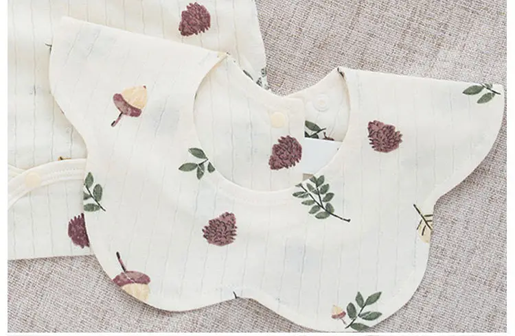 Baby Cotton Romper Set Summer Triangle Long Sleeve — feature 11