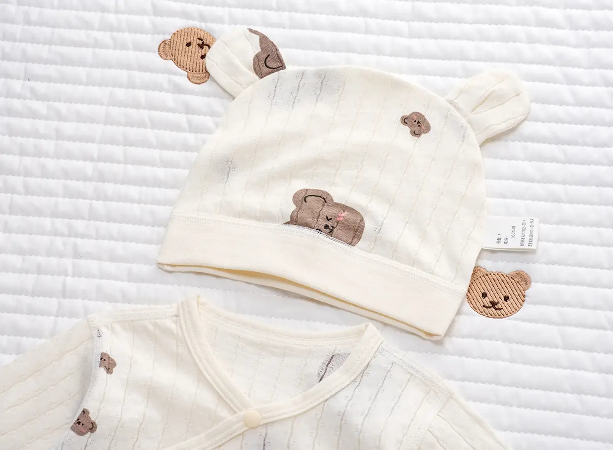Baby Cotton Romper Set Summer Triangle Long Sleeve — feature 15