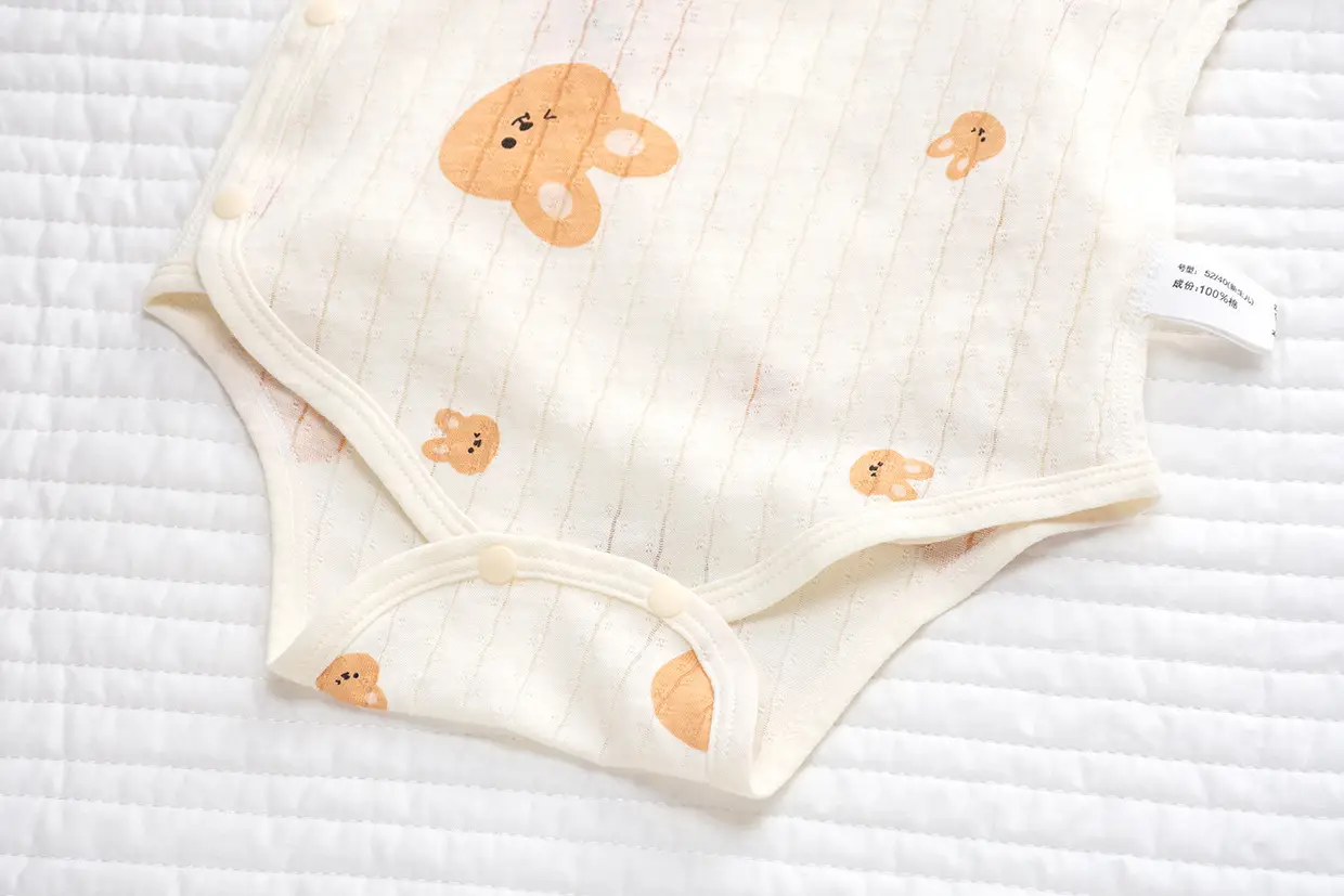 Baby Cotton Romper Set Summer Triangle Long Sleeve — feature 24