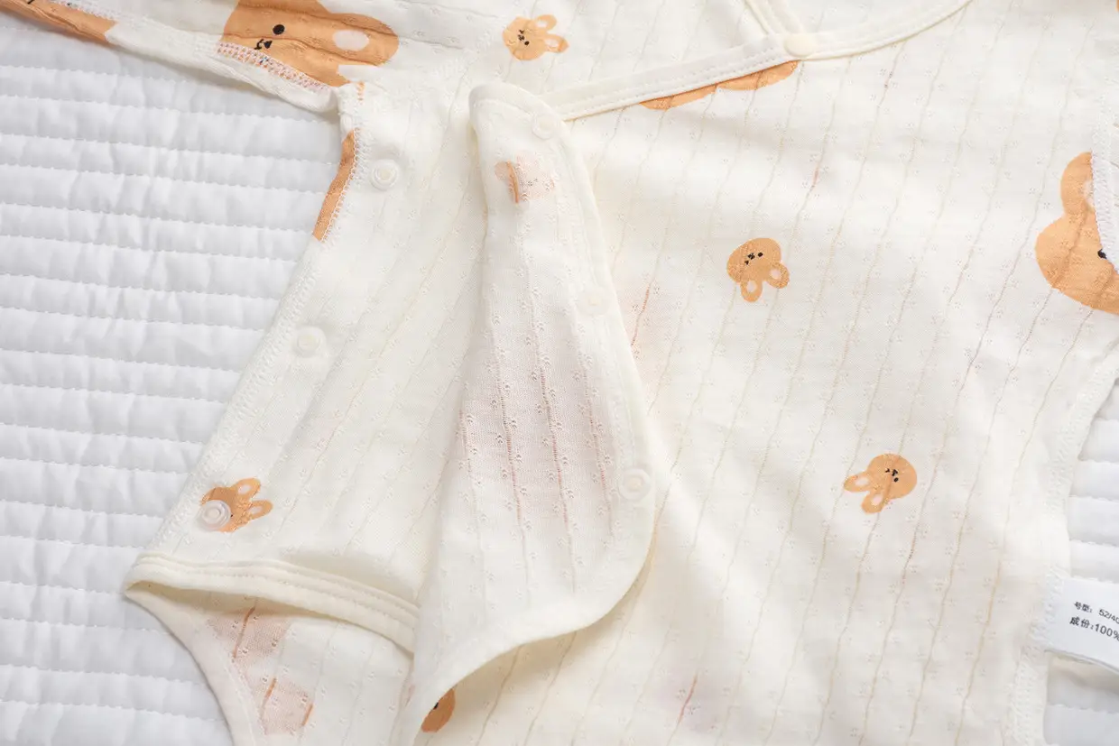 Baby Cotton Romper Set Summer Triangle Long Sleeve — feature 26