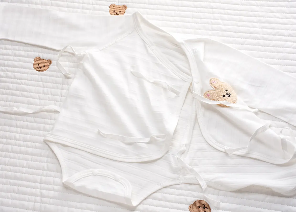 Baby Cotton Romper Set Summer Triangle Long Sleeve — feature 34
