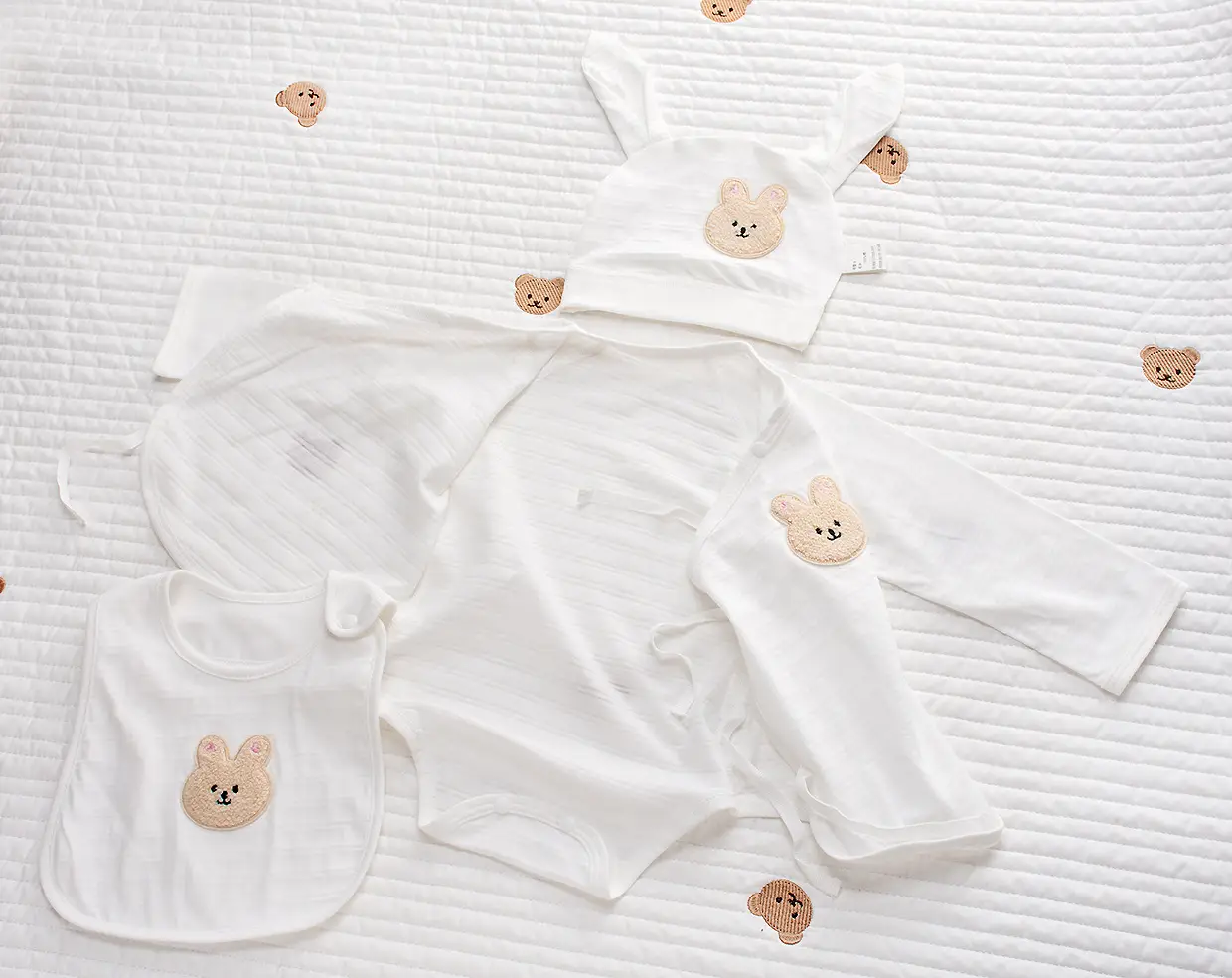 Baby Cotton Romper Set Summer Triangle Long Sleeve — feature 35