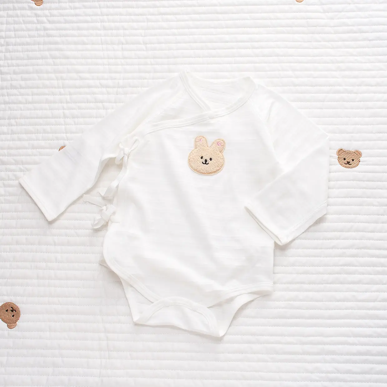 Baby Cotton Romper Set Summer Triangle Long Sleeve - Image 7