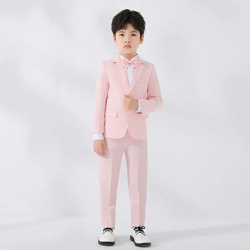 Girls British Checkered Suit Spring New - Image 7