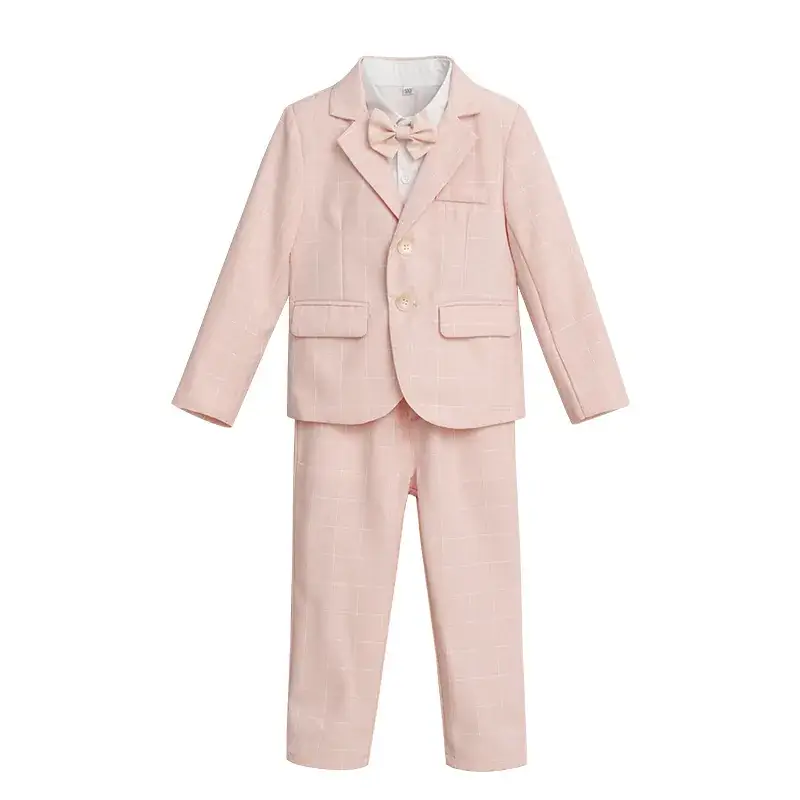 Girls British Checkered Suit Spring New - Image 9