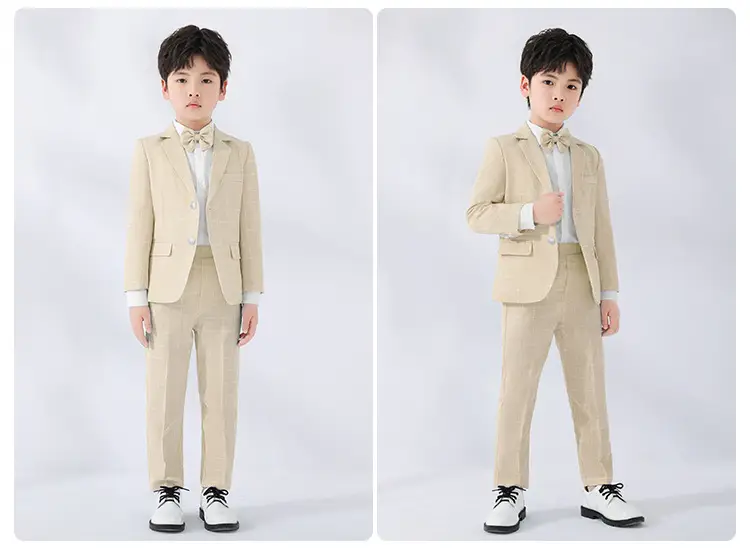 Girls British Checkered Suit Spring New — feature 25