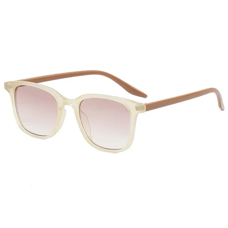 Retro Korean Sunglasses Women Light Color