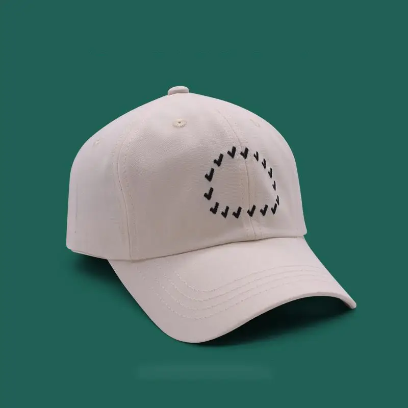 Korean Style Embroidered Green Baseball Cap for Men Women