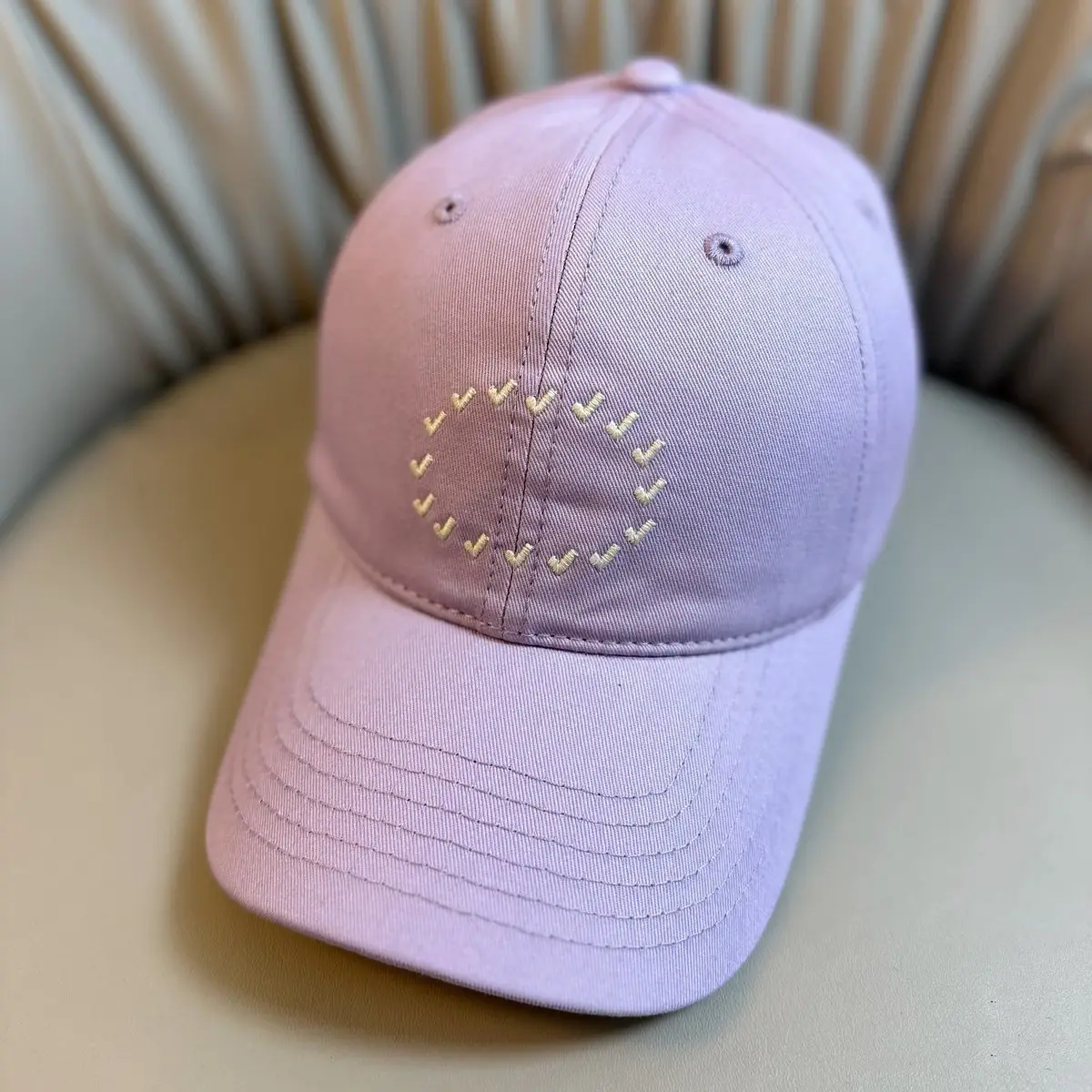 Korean Style Embroidered Green Baseball Cap for Men Women