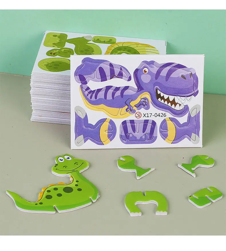 Three-Dimensional Dinosaur Puzzle for Kids DIY Toy — feature 10