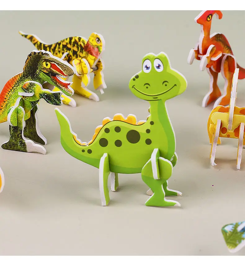 Three-Dimensional Dinosaur Puzzle for Kids DIY Toy — feature 6