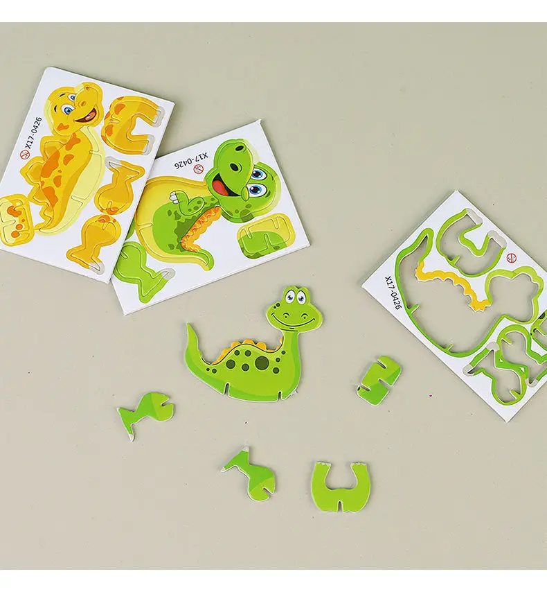 Three-Dimensional Dinosaur Puzzle for Kids DIY Toy — feature 8