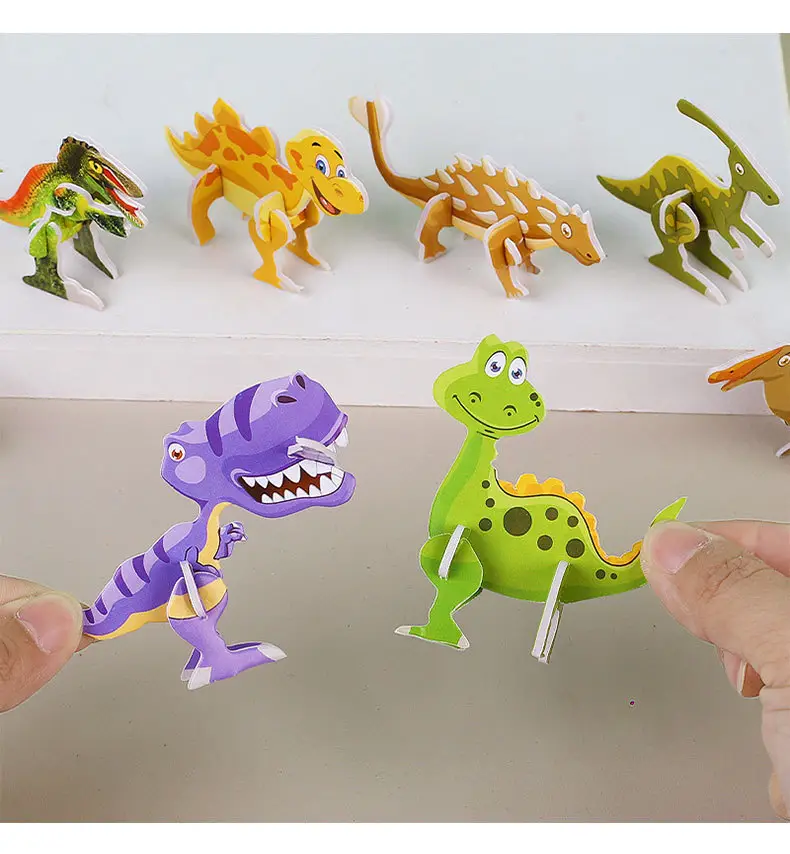 Three-Dimensional Dinosaur Puzzle for Kids DIY Toy — feature 9