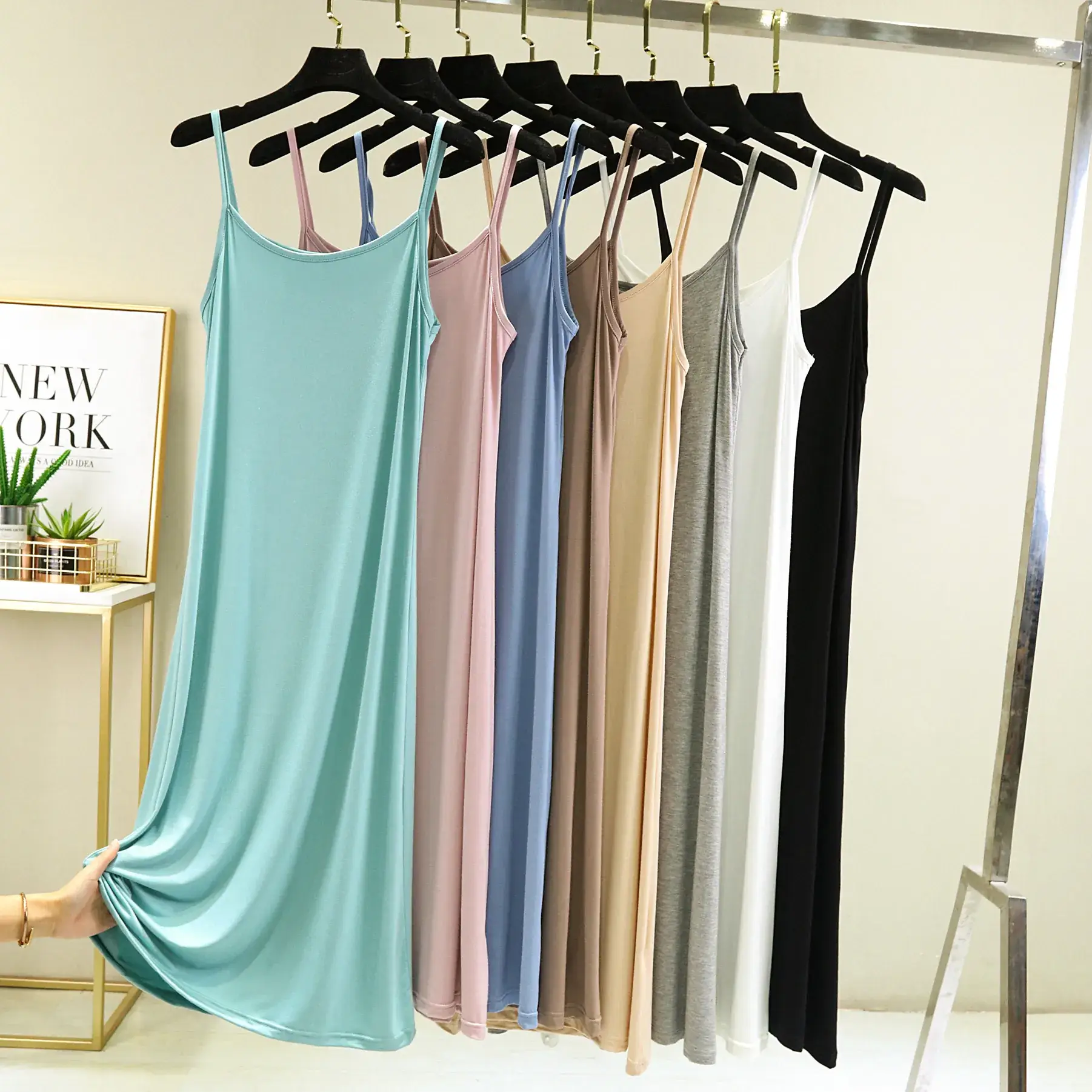Women's Anti-Transparent White Sling Vest Vest - Image 26