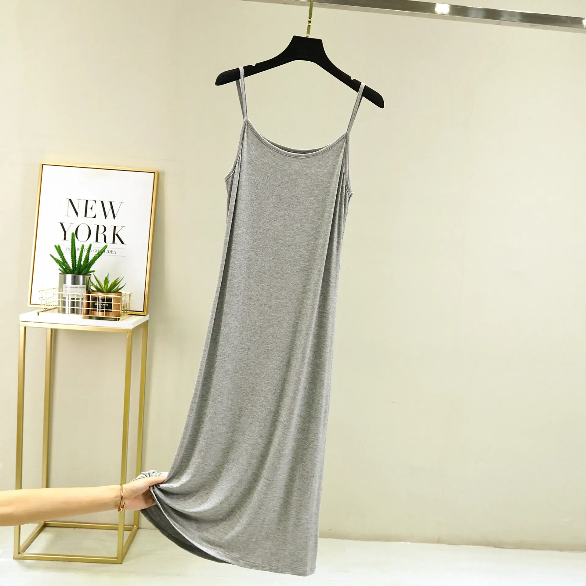 Women's Anti-Transparent White Sling Vest Vest - Image 10