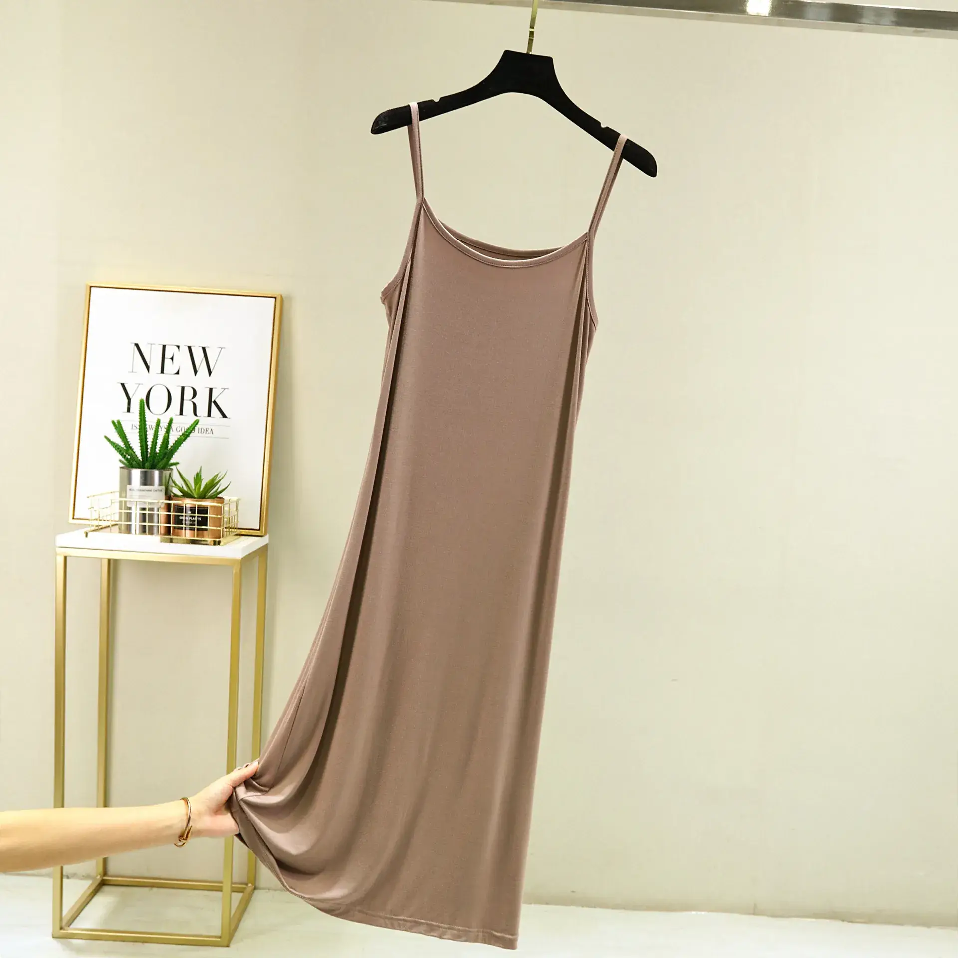 Women's Anti-Transparent White Sling Vest Vest - Image 11