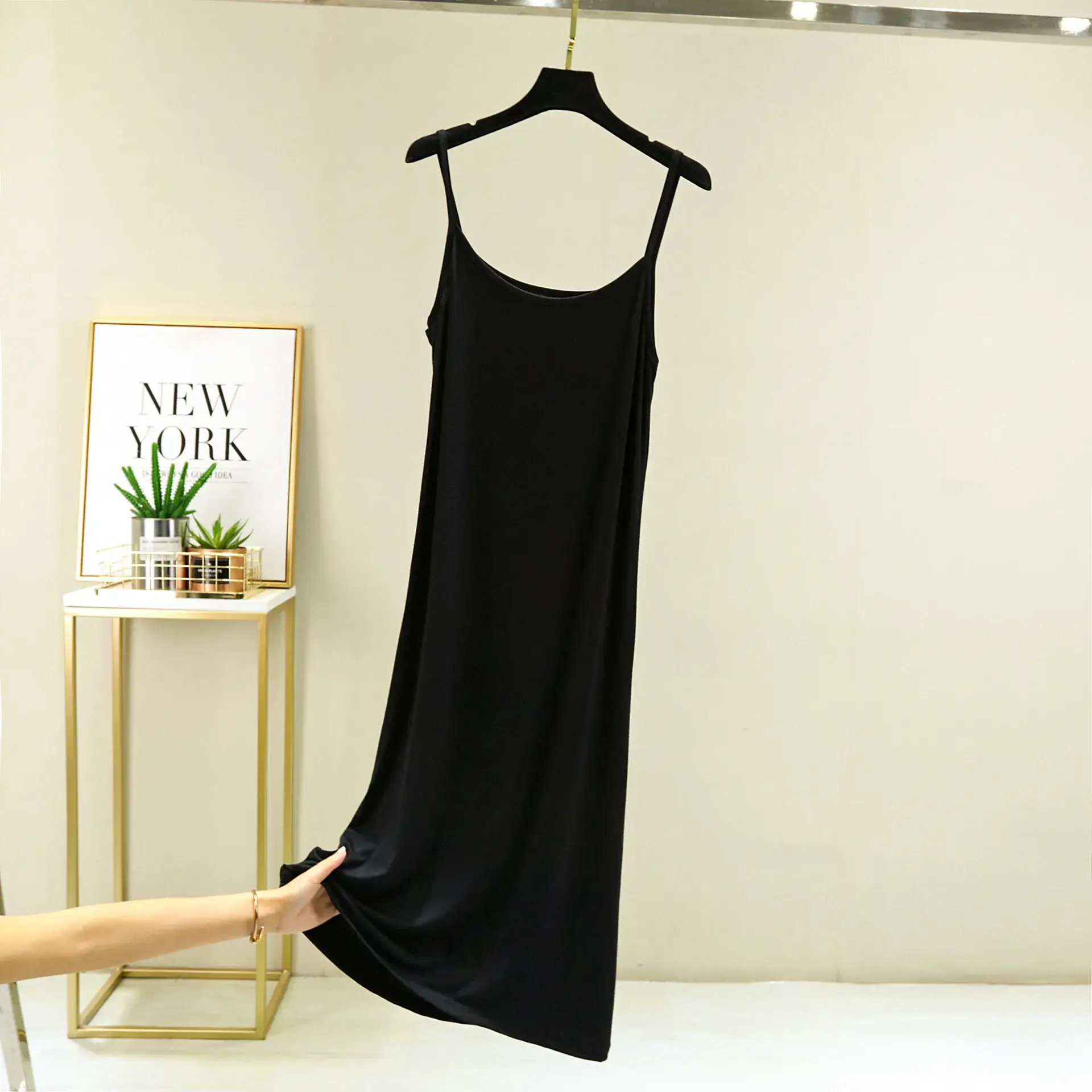 Women's Anti-Transparent White Sling Vest Vest - Image 14