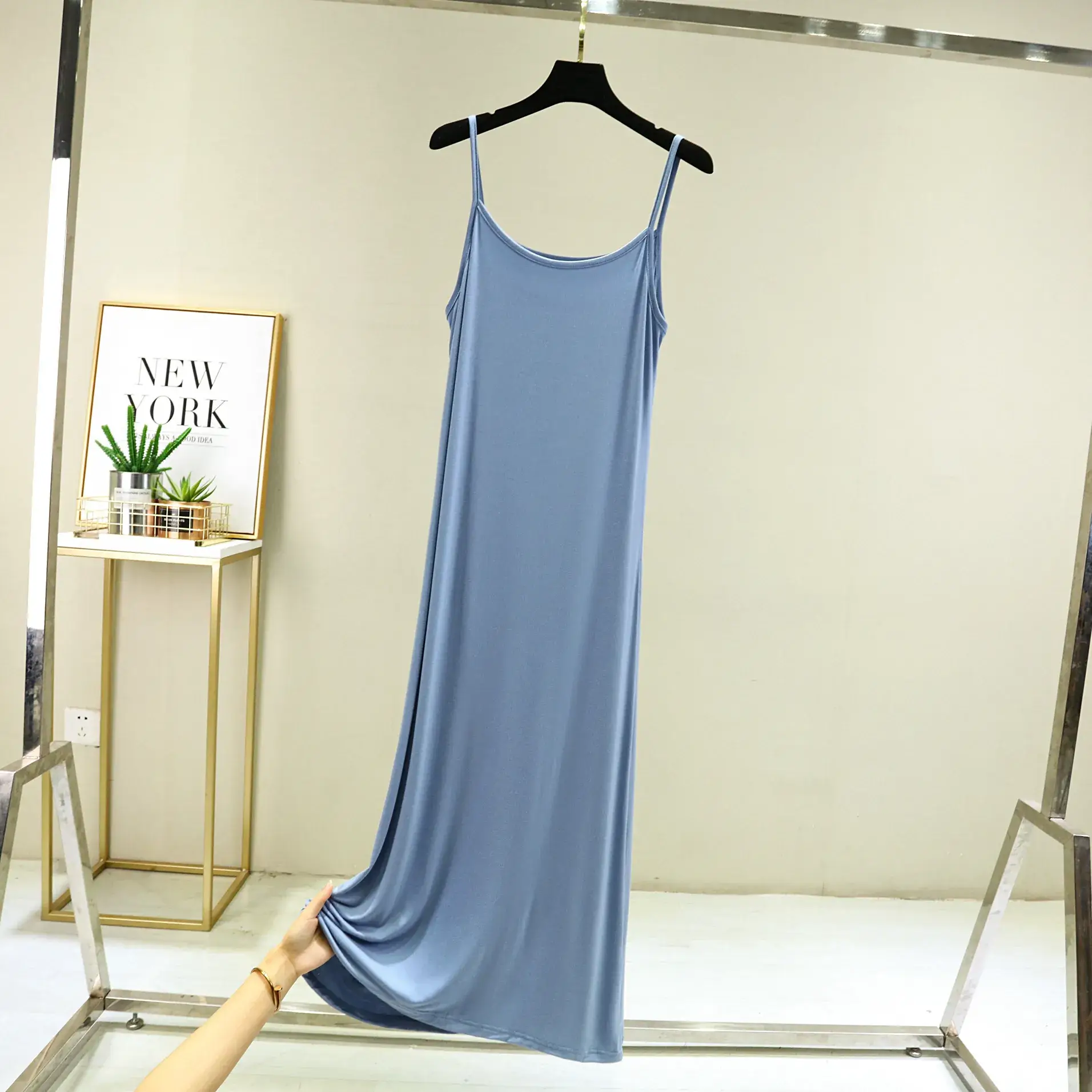Women's Anti-Transparent White Sling Vest Vest - Image 17