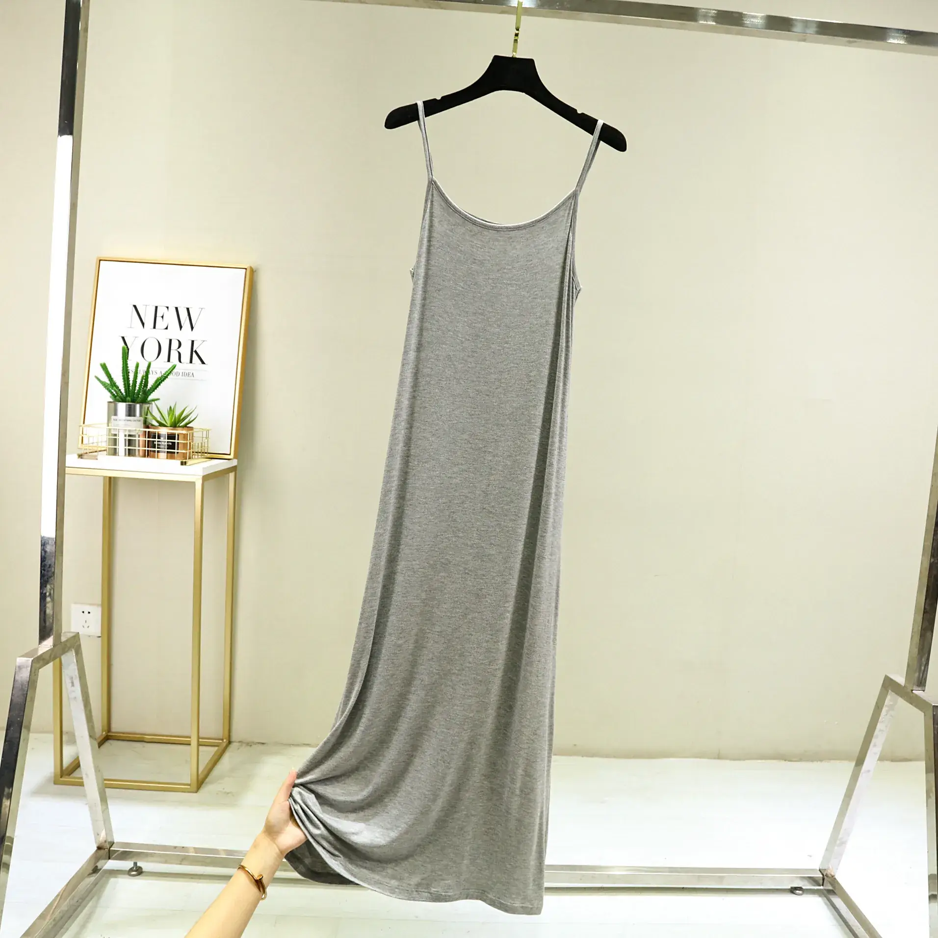 Women's Anti-Transparent White Sling Vest Vest - Image 18