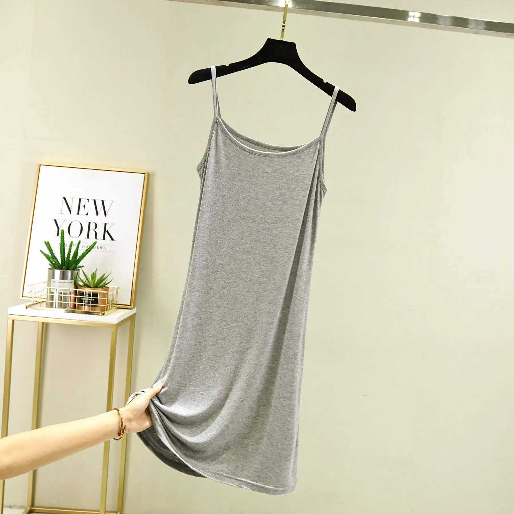 Women's Anti-Transparent White Sling Vest Vest - Image 2