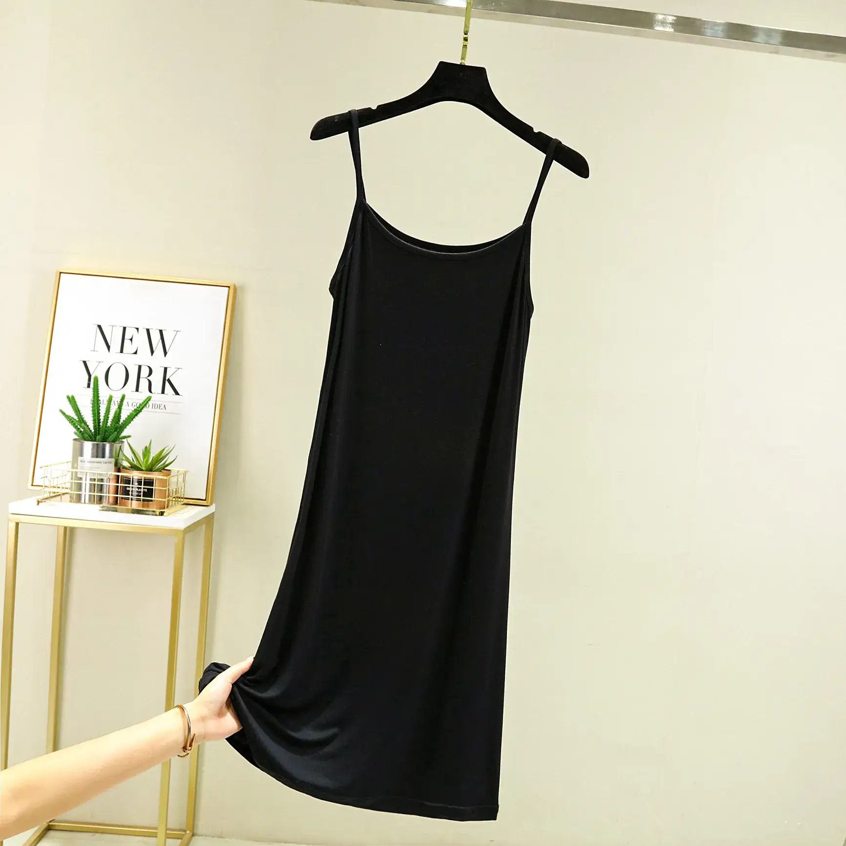 Women's Anti-Transparent White Sling Vest Vest - Image 6