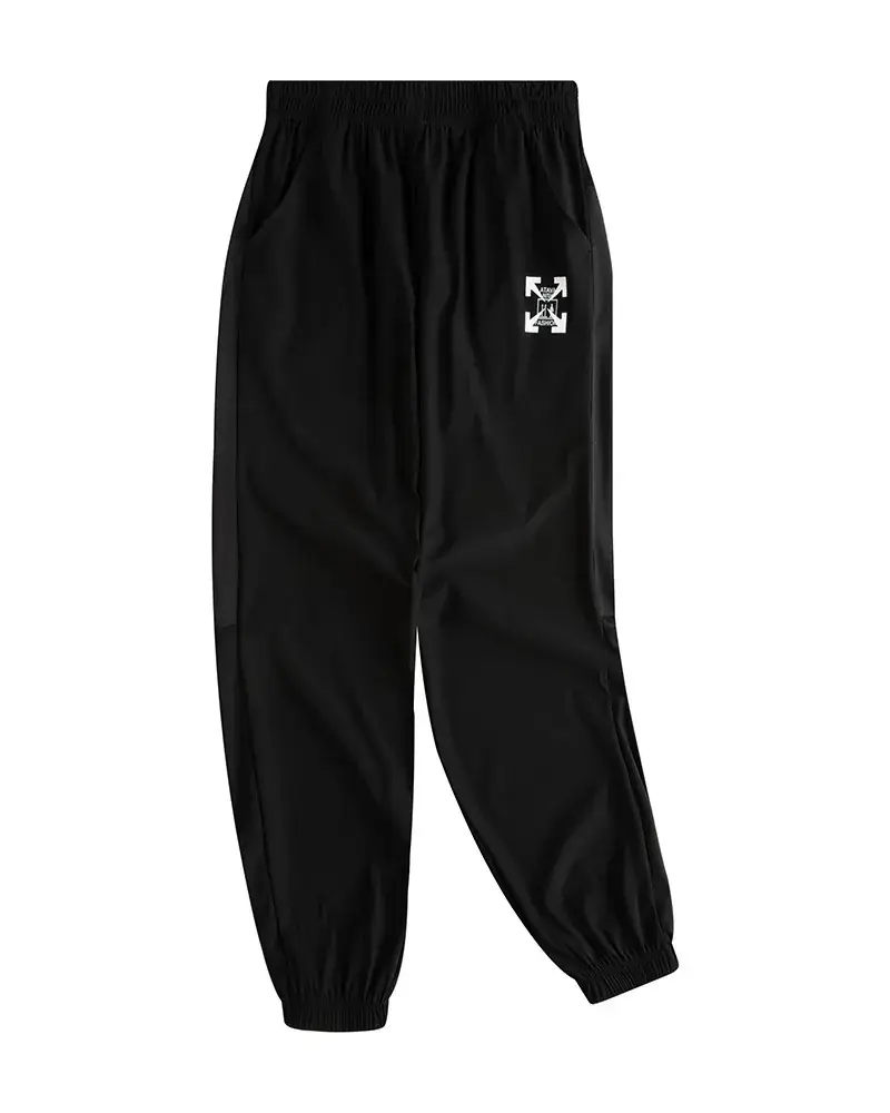 Children's Sports Pants Black Blue Green Large - Image 6